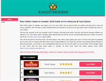 Tablet Screenshot of kingstongreens.ca